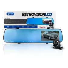 Espelho Retrovisor C/ Câmera Ré/frontal 1080p Infravermelho
