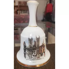 Campana De Porcelana Inglesa Artículo De Colección 