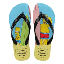 Ojotas Havaianas Simpsons Verano Playa Pileta Azul/beige