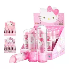 Juego De Gomas Labial P/sanrio (hello Kitty Y Kuromi) 2pzas.