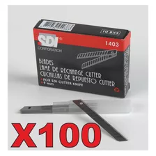 Repuesto Hoja Cutter Sdi 9mm Pack X100 Un (vte Lóp/s. Isidro