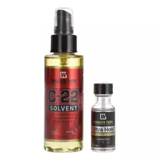 Kit Pegamento 15ml Solvente Removedor C-22 Protesis Capilar