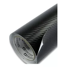Adesivo Fibra De Carbono Moldável 3d Tuning - 1,00m X 34cm