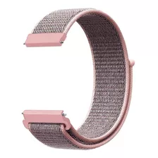 Pulseira Nylon Loop Encaixe Universal 20mm Todas As Cores Cor Rosa Areia Largura 20 Mm