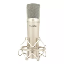 Alctron Mc002 Microfone Condensador Voz 32 Mm Completo Loja Cor Prateado