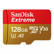 Tarjeta Original Genuina Sandisk Extreme Microsd Sqxa1 128g