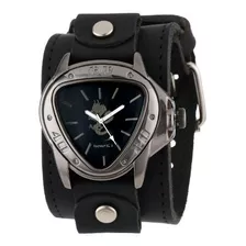 Nemesis De Los Hombres Reloj De Acero Inoxidable Con Piel Ne