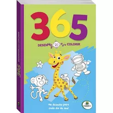 Livro Para Colorir Infantil 365 Desenhos Para Colorir Verde