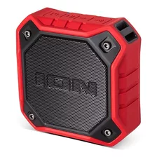 Ion Dunk Parlante Bluetooth Portatil Resistente Al Agua Color Rojo