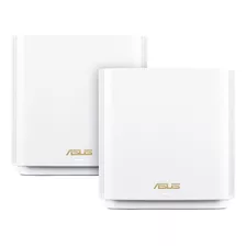 Roteador Asus Zenwifi Ax Xt8 Charcoal Tri-band, Pacote Com 2 Unidades, Branco