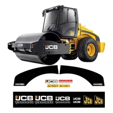 Adesivos Rolo Compactador Compatível Com Jcb Vm 115 D Vm115d