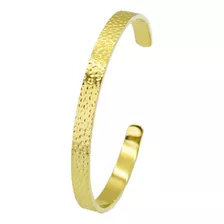 Pulsera Feraud Paris Mujer Acero Picado Dorado Media Esclava