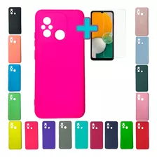 Funda Xiaomi Redmi 12c Protector Mas Vidrio Templado