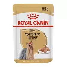 Ração Royal Canin Sachê Cães Yorkshire 85 Gr Cx Com 12 Unida