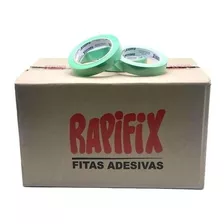 Caixa Com 66 Fitas Crepe Automotiva Verde 18x40 Rapifix