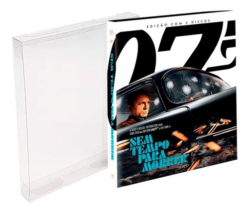 Blu-ray Duplo: 007 Sem Tempo Para Morrer Original Luva +case