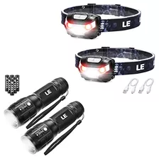 Pack 2 Linterna Led Recargable Para Correr Camping