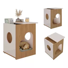 Cama Pet Gato Toca Moderna E Mesa De Apoio