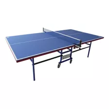 Mesa De Ping Pong Tissus Tango Fabricada En Mdf Color Azul