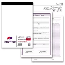 Talonario Formulario Compra-venta Automotor Taloffice