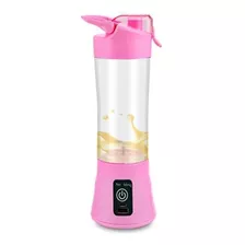 Juice Cup Mini Liquidificador Portátil Recarregável Rosa