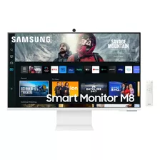 Monitor Inteligente Samsung M8 S32m801 32 4k Hdr Con Alexa Color Blanco