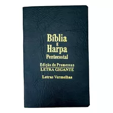 Bíblia E Harpa Pentecostal-edição De Promessas-letra Gigante