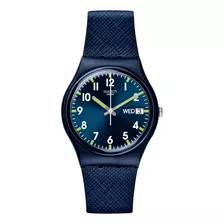 Reloj Swatch Sir Blue So28n702 Agente Oficial C