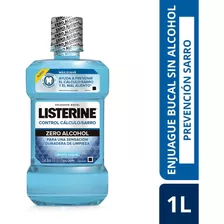 Listerine Enjuague Bucal Control Sarro Zero 1 Litro