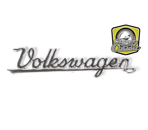 Emblema Volkswagen Scrip Beisbol Para Vw Sedan Vocho  Foto 4
