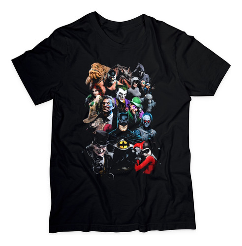 Remera Batman Villanos
