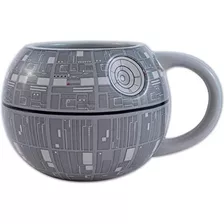 Taza De Café Silver Buffalo Star Wars Death Star 3d Ceramic