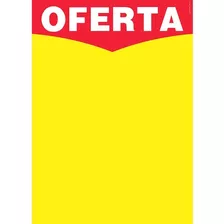 Cartaz Oferta Grande Supermercado Duplex 45x63cm - 50 Unid