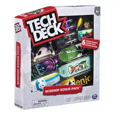 Tech Deck Skate Patineta De Dedo Playset X 6 Juguete Niños