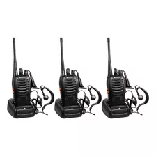 Radios Recargables De Largo Alcance Con Auriculares Pack De