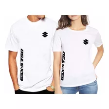 Camisetas Kit Casal Motoqueiros Gsx-s 750 Suzuki Moto Veloz 