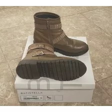 Botas Batistella Mujer/niña De Cuero Ecológico Nro 35