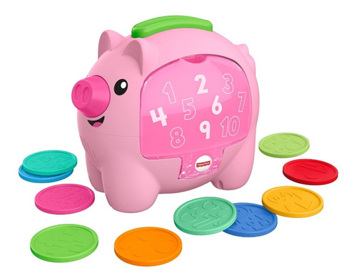 Fisher Price Laugh N Learn  Alcancia Piggy Bank Luces Sonido