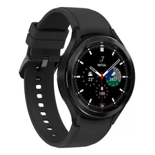 Samsung Galaxy Watch4 Classic (bluetooth) 1.4 Caja 46mm De Acero Inoxidable Black, Malla Black De Fluoroelastómero Y Bisel Black De Acero Inoxidable Sm-r890