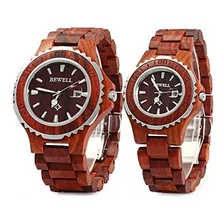 Reloj De Ra - Zs-100b Couple Wooden Quartz Watch Men And Wom