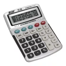 Calculadora Escritorio Mediana Tc-25 Lama Ecal 8 Digitos Color Foto