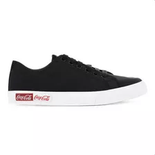 Tenis Feminino Star Casual Sapatenis Preto Coca Cola Couro