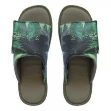 Pantuflas Ojotas Verano Floripondias Hombre Modelo Arandano