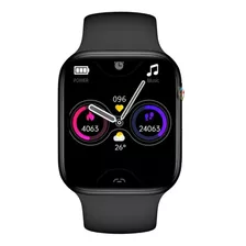 Reloj Inteligente Smartwatch Hw22 Pro Ios Android Color De La Caja Negro