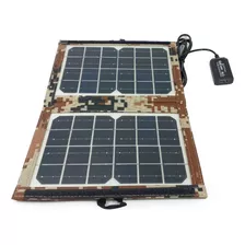 Placa Solar Usb Portátil Para Viagem Camping Pescaria Carreg