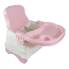 Cadeirinha De Alimentação Bebê Booster Portátil Rosa Azul