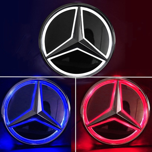 Emblema Iluminad Parrilla Para Mercedes Glc /gle/gls 2015-19 Foto 5