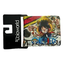 Billetera One Piece Luffy D. Monkey Wanted Piratas