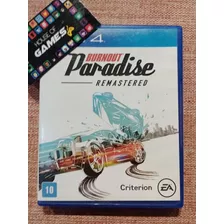 Burnout Paradise Remastered Ps4 Midia Física Usado 