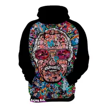 Moleton Moletom Feminino Masculino Stan Lee Mosaico